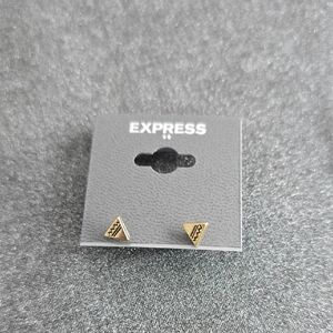 🆕️ Express Gold Triangle Stud Earrings